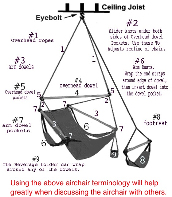 Hanging Chair Foot Rest  Hammock Chair Foot Rest Attachment