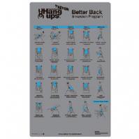 A picture of a floor protector mat with programs for inversion tables.
